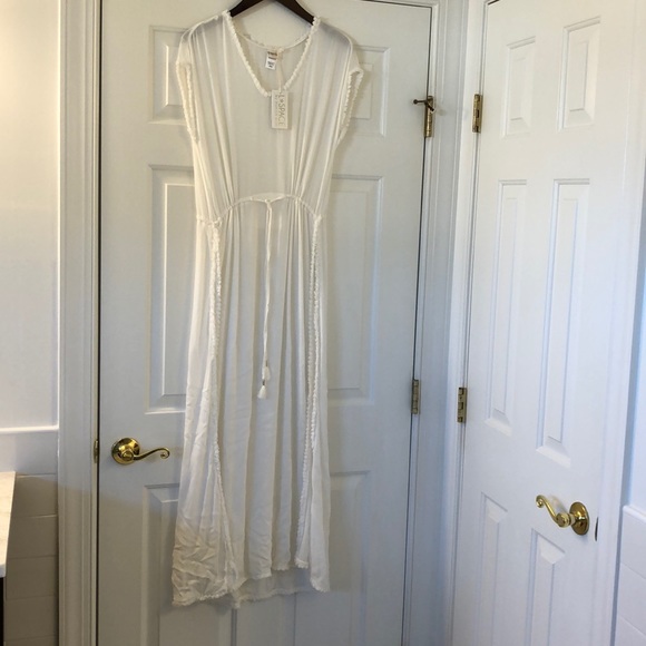 L*Space Noveau Maxi Dress Swim Cover Up M - Picture 4 of 6